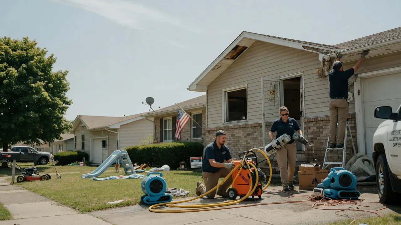 Water Damage Restoration in Sciota, IL near me